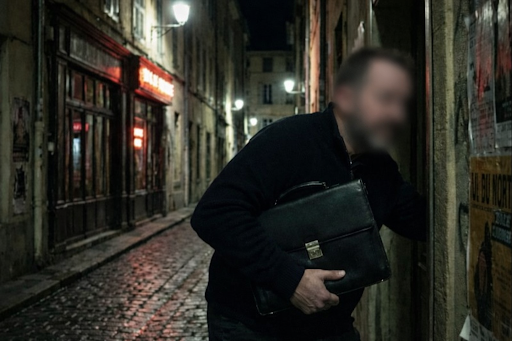 Suspect dans la rue